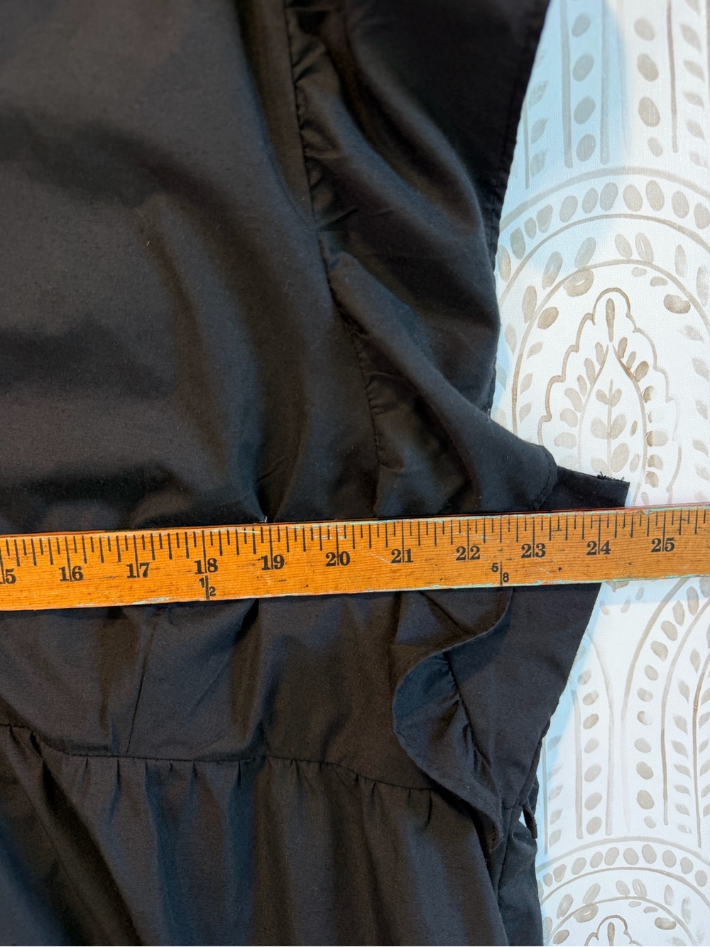 Abercrombie & Fitch Tiered Flutter Sleeve Black Dress size XXL - Picture 8 of 9
